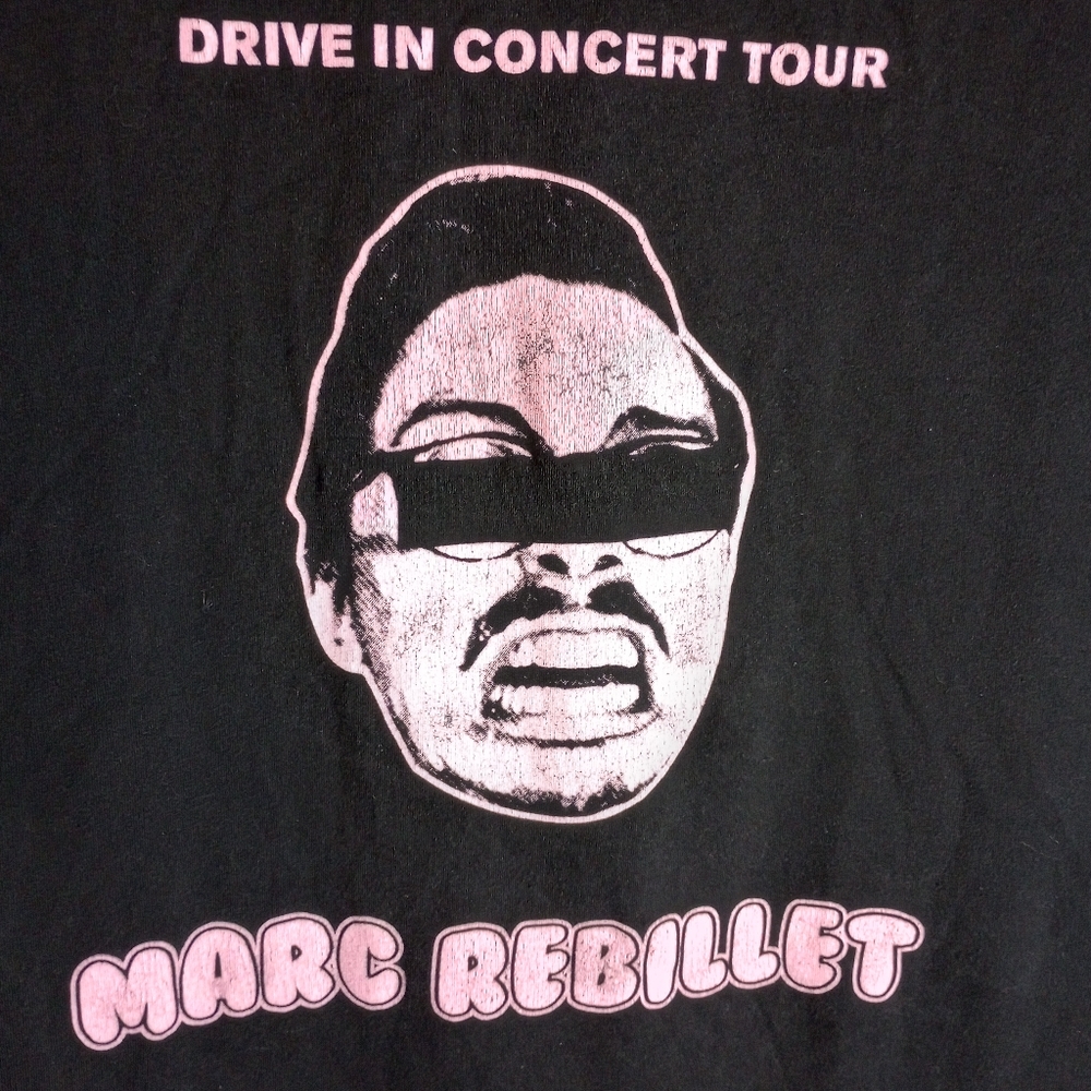 Marc Rebillet Drive In Concert Tour Black & Pink T-Shirt Medium YouTuber Hip-hop